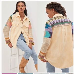 Anthropologie Pilcro Easygoing Shirt Jacket